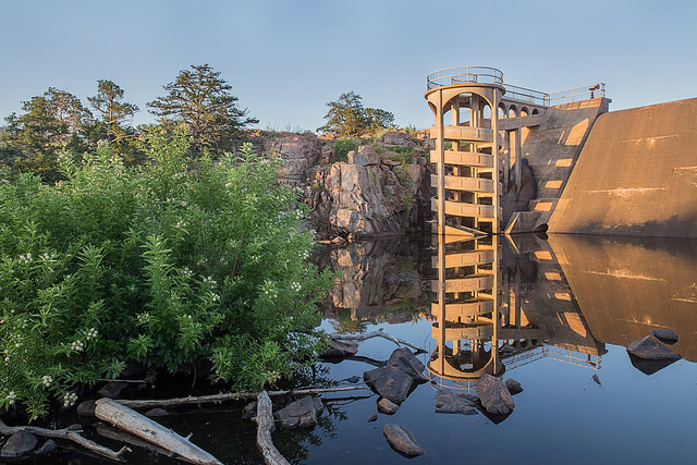 French Lake Dam Fish Ladder (photograph: Larry Smith)
